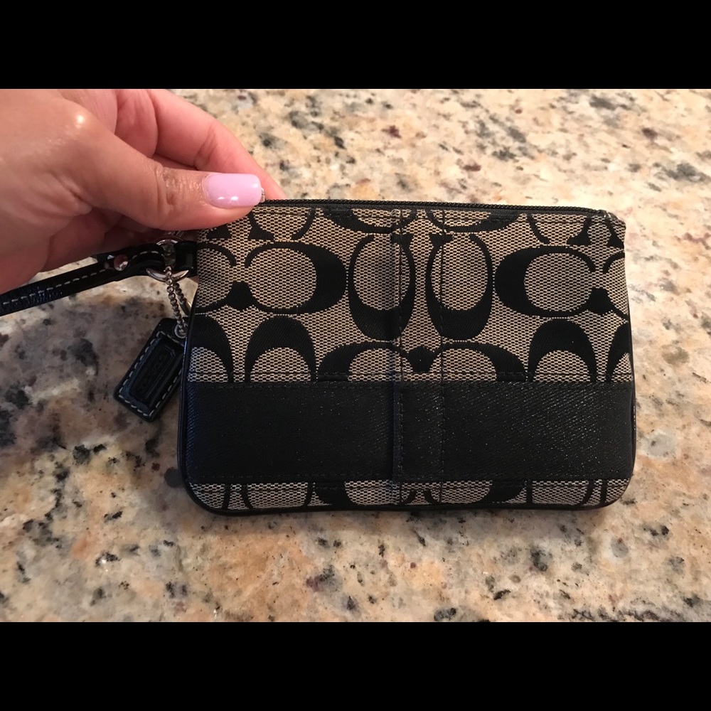 Coach Wristlet in Black
